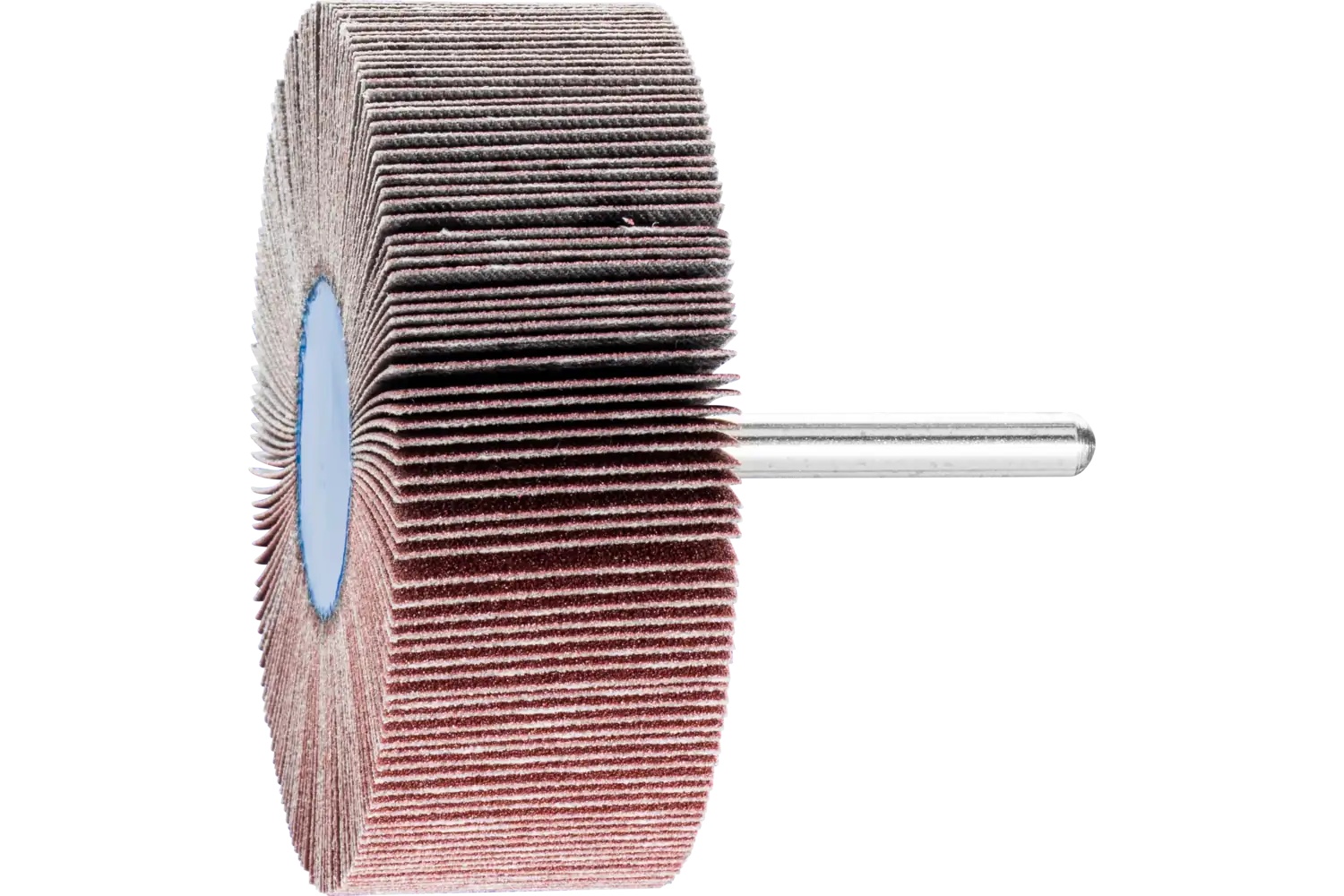 Picture of Pferd Mounted Flap Wheel, 3" X 1, 180 Grit, 1/4" Shank, Aluminum Oxide
